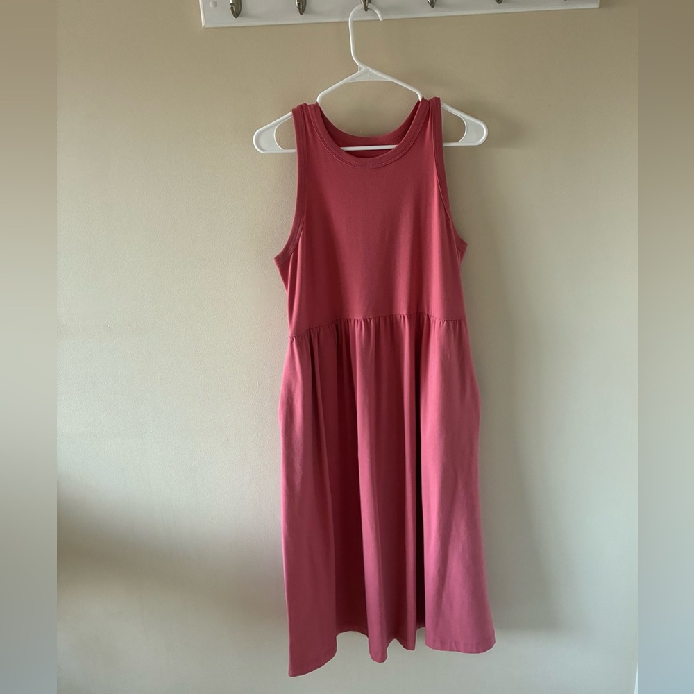 A new day Target long pink tank dress size M